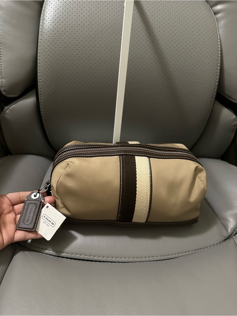 Coach Travel Accessories Kit, Toiletry or Cosmetics Pouch, New with Tag